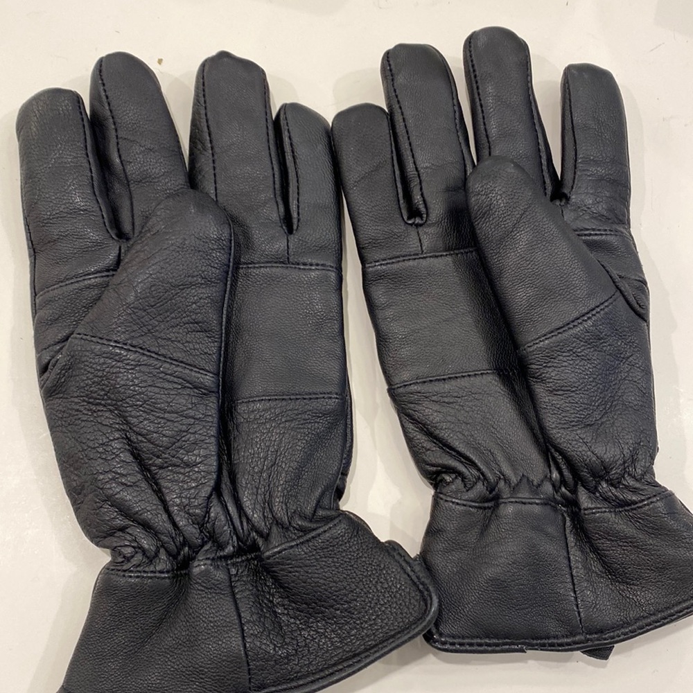 Lamb skin leather gloves